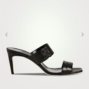 Manolo Blahnik Black Leather Heels